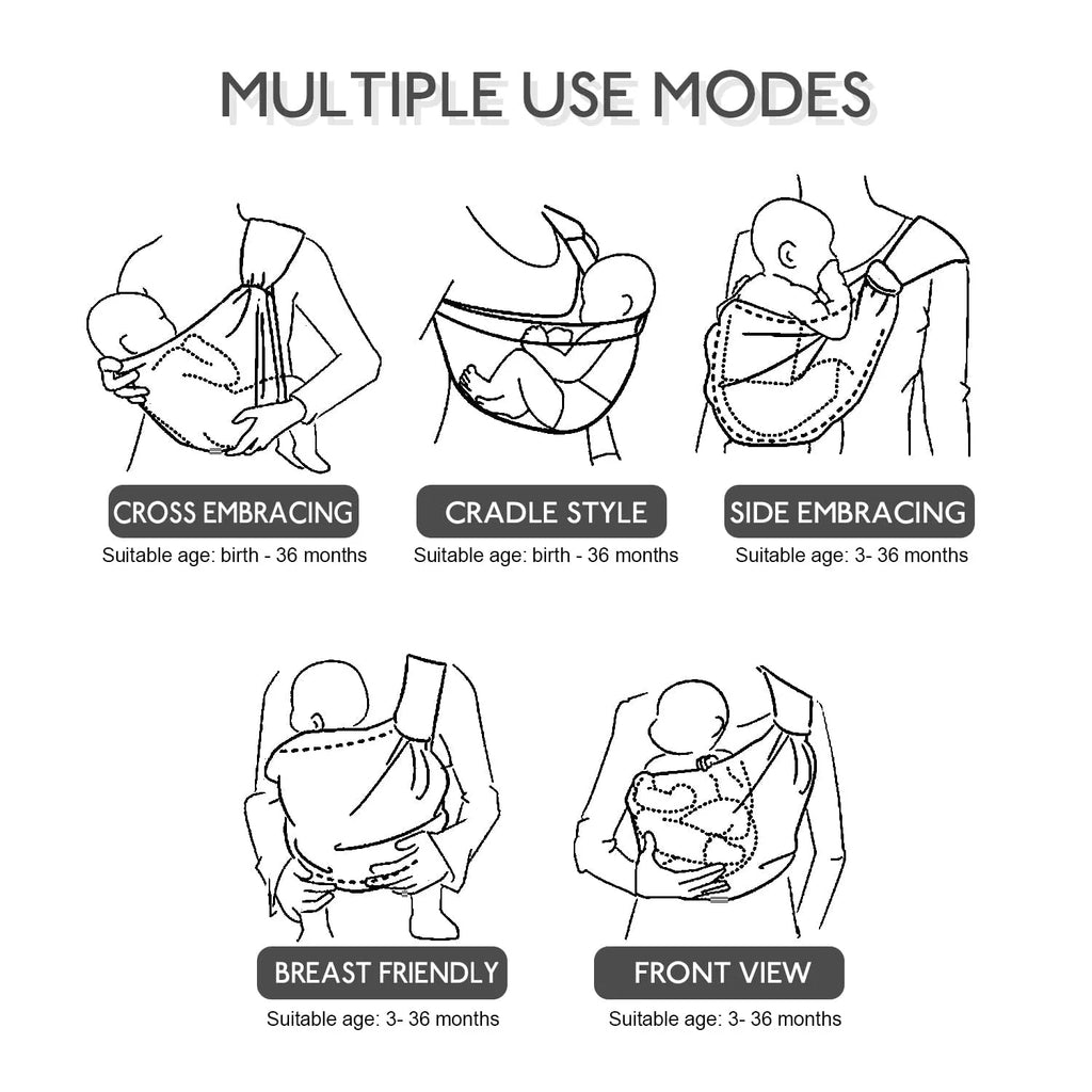 CozyCarry Alltags-Babytrage
